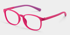Kids Rectangle PinkAmaker Frame Glasses | Zeelool