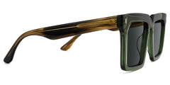 Moreland Rectangle Green Sunglasses Frames