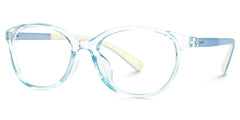 Kids Oval Amaker Glasses with Cute Style -Zeelool