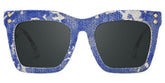 Navy Blue Sunglasses Frames With Square