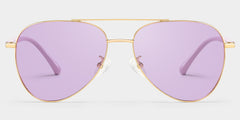 Paige Aviator Rose-Gold Glasses | Zeelool Glasses