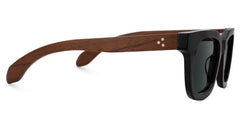 Sam Rectangle Wood Thick Frame Sunglasses for Men | Zeelool