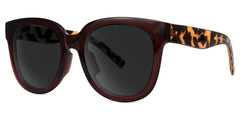 Harrell Square Dark-Red Sunglasses | Zeelool Glasses