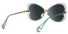 Designer Aretha Sunglasses in Metal Full-Frame