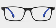 Sunny Rectangle Black Frame Eyeglasses for Tween
