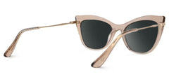 Indira Cat Eye Champagne Sunglasses | Zeelool Glasses