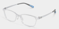 Finne Rectangle Cystal Frame Eyeglasses for Teens