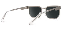 Barber Geometric Silver Sunglasses Frames