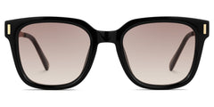Frederik Square Black Full Frame Sunglasses | Zeelool