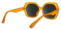 Piper Geometric Earthy-Yellow Sunglasses | Zeelool Glasses