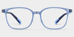 Lane Rectangle Blue Cystal Frame Eyeglasses for Teens