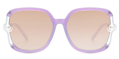 Square Purple Sunglasses Frames