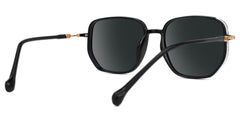 Joana Geometric Black Sunglasses