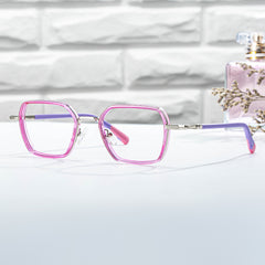 Kid geometric Piglet glasses with cute style -Zeelool