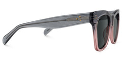 Tandy Rectangle Gray Sunglasses and Two-Tone Frames