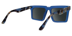 Rectangle Moreland Blue Sunglasses deals -Zeelool Glasses
