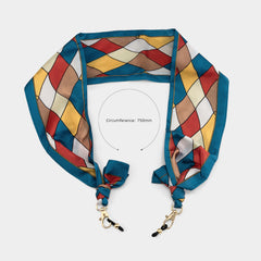 Scarf Chains Accessories For Glasses in Colored Diamond Pattern