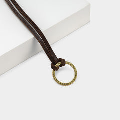 Sunglasses Strap Eyeglass Cord in Leopard Brown