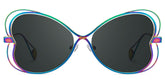 Designer Aretha Sunglasses in Metal Full-Frame