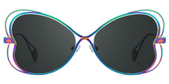 Designer Aretha Sunglasses in Metal Full-Frame