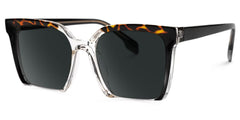 Misty Square Black Sunglasses | Zeelool Glasses