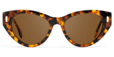 Azura Tortoise Cat Eye Polarized Sunglasses Online | Zeelool