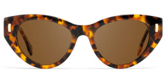 Azura Tortoise Cat Eye Polarized Sunglasses Online | Zeelool