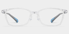 Finne Rectangle Cystal Frame Eyeglasses for Teens