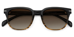 Rocco Rectangle Polarized Sunglasses in Acetate Material