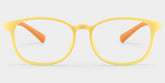 Kids Rectangle Yellow Orange Amaker Frame Glasses | Zeelool