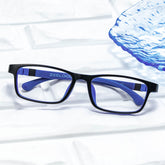 Arddin Rectangle Blue Frame Eyeglasses for Tweens