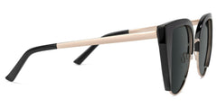 Brewer Cateye Black Frame Sunglasses | Zeelool Optical