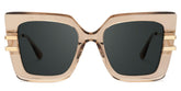 Designer Poutine Sunglasses in Mixed-Material Full-frame