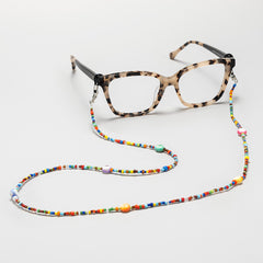 Colorful Round Glitter Eyeglasses Chains