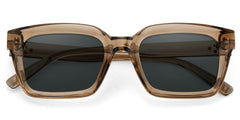 Grover Rectangle Sunglasses and Champagne Color Frames
