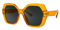 Piper Geometric Earthy-Yellow Sunglasses | Zeelool Glasses