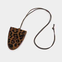 Magnetic Sunglasses Strap Eyeglass Cord in Leopard Pattern