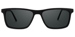Daniel Rectangle Black Sunglasses | Zeelool Glasses