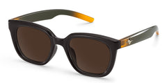 Lyric black Frame Polarized Sunglasses with rectangle Style Online | ZEELOOL