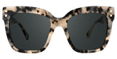 Minguela Square Brown-Tortoise Sunglasses | Zeelool Glasses