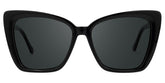 Shanell Butterfly Black Sunglasses