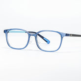 Lane Rectangle Blue Cystal Frame Eyeglasses for Teens
