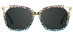 Spring hinges Sidibe Sunglasses, Sidibe Blue leopard Sunglasses -Zeelool