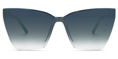 Liliane - Square Gray Frame Sunglasses