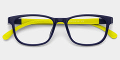 Robin Rectangle Black Yellow Frame Eyeglasses for Pre-tweens