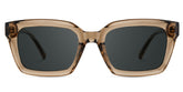 Grover Rectangle Sunglasses and Champagne Color Frames