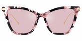 Hilary Butterfly Pink Floral Sunglasses | Zeelool Glasses