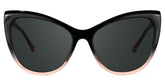 Shelby Cateye Black-Pink Sunglasses | Zeelool Glasses