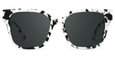 Kerri Wide Cow Print Sunglasses with Square Frames | Zeelool