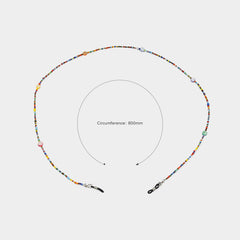 Colorful Round Glitter Eyeglasses Chains